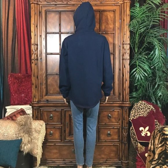 NFL Team Apparel New England Patriots MCMLX Embroidered Fleece Lined Hoodie - Picture 5 of 10